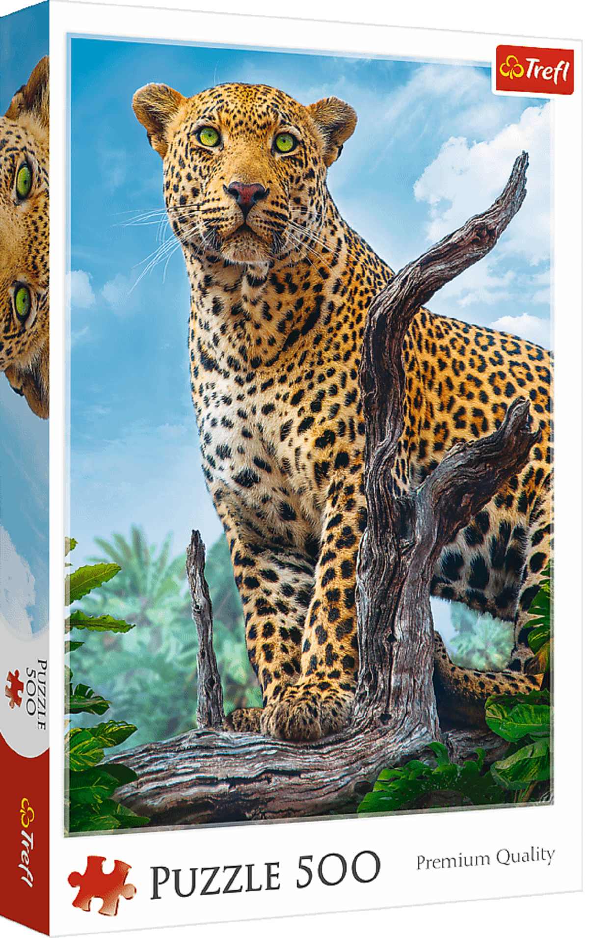 Puzzle 500. Leopard in Savana
