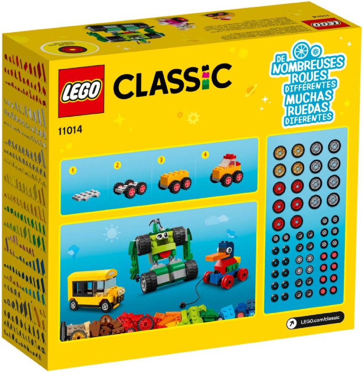 Lego Classic. Caramizi si roti