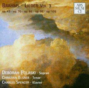 CD Brahms - Lieder Vol. 3 - Op.43, Op. 70, Op. 96, Op. 105