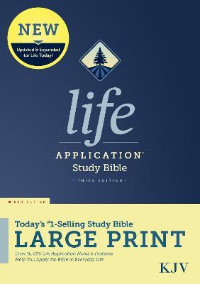 KJV Life Application Study Bible, Third Edition, Large Print (Red Letter, Hardcover) - Tyndale