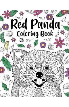 Coperta cărții 'Red Panda Coloring Book - Paperland'