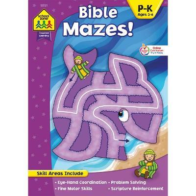 School Zone Bible Mazes! Workbook - School Zone