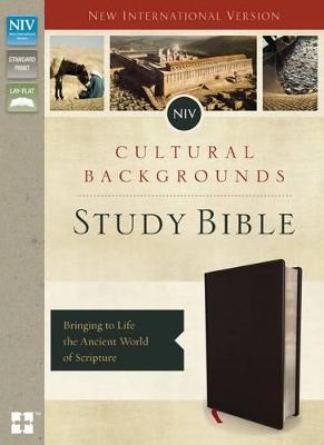 NIV, Cultural Backgrounds Study Bible, Bonded Leather, Black: Bringing to Life the Ancient World of Scripture - Craig S. Keener