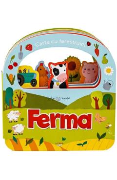 Coperta cărții 'Carte cu ferestruici. Ferma. Bebe invata'