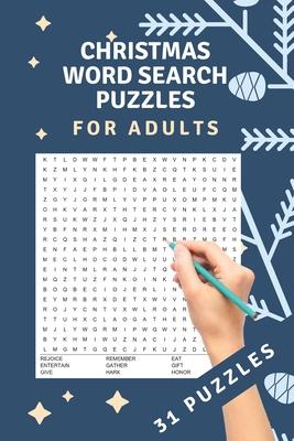 Christmas Word Search Puzzles: 31 word search puzzles - for adults, teens and grown-ups - fun time for christmas - christmas theme - christmas gift - - Brainfit Publishing