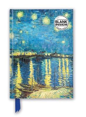 Vincent Van Gogh: Starry Night Over the Rh�ne (Foiled Blank Journal) - Flame Tree Studio