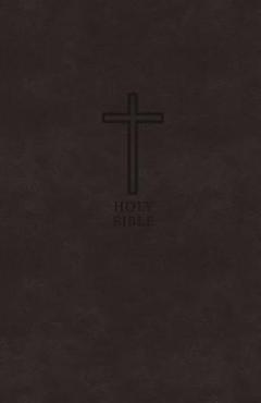 Coperta cărții 'KJV, Value Thinline Bible, Compact, Imitation Leather, Black, Red Letter Edition - Thomas Nelson'