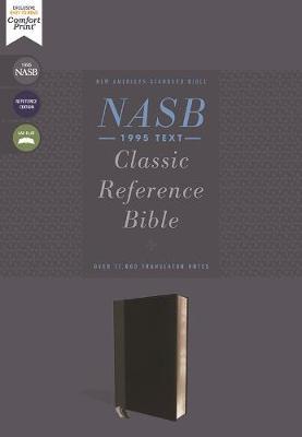 Nasb, Classic Reference Bible, Leathersoft, Black, Red Letter, 1995 Text, Thumb Indexed, Comfort Print - Zondervan