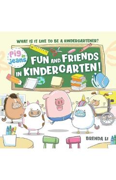 Coperta cărții 'Fun and Friends in Kindergarten! - Brenda Li'