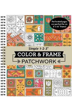 Poza produsului Color & Frame - Patchwork (Adult Coloring Book) - New Seasons