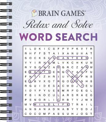 Brain Games - Relax and Solve: Word Search (Purple) - Publications International Ltd