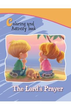 Coperta cărții 'The Lord's Prayer Coloring and Activity Book: Our Father in Heaven - Agnes De Bezenac'