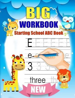 Big Workbook Starting School ABC Book: handwriting practice books for kids + Preschool Math Workbook for Toddlers Ages 2-4: Beginner Math Preschool Le - Teacherkids Homenew
