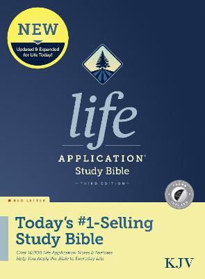 KJV Life Application Study Bible, Third Edition (Red Letter, Hardcover, Indexed) - Tyndale