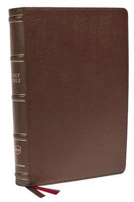 Nkjv, Large Print Verse-By-Verse Reference Bible, MacLaren Series, Genuine Leather, Brown, Comfort Print: Holy Bible, New King James Version - Thomas Nelson