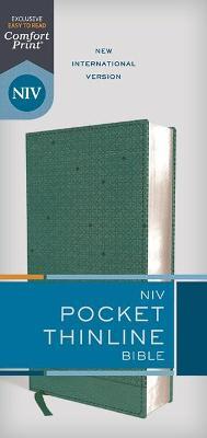Niv, Pocket Thinline Bible, Leathersoft, Teal, Red Letter, Comfort Print - Zondervan