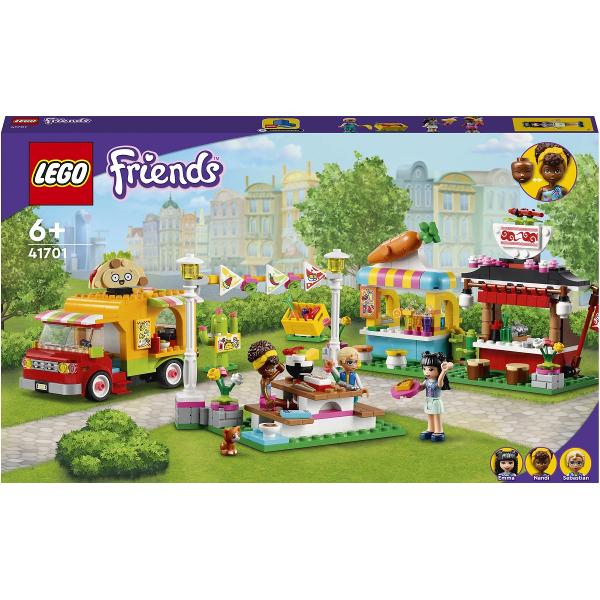 Lego Friends. Piata cu mancare stradala