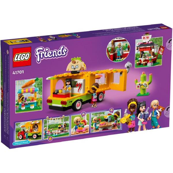 Lego Friends. Piata cu mancare stradala