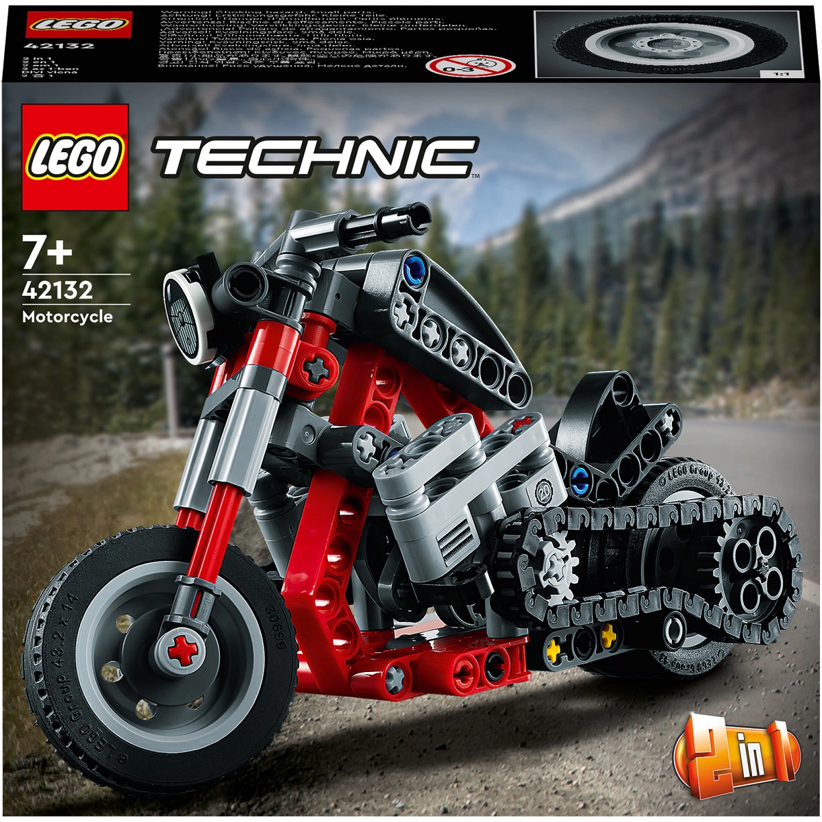 Lego Technic. Motocicleta 2 in1