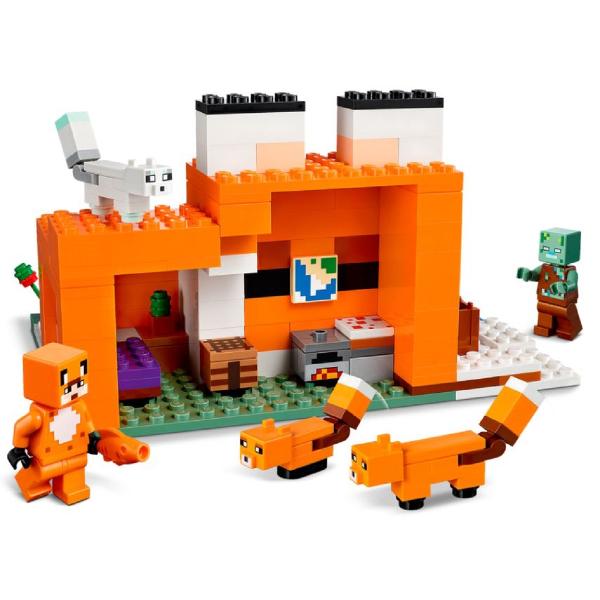 Lego Minecraft. Vizuina vulpilor