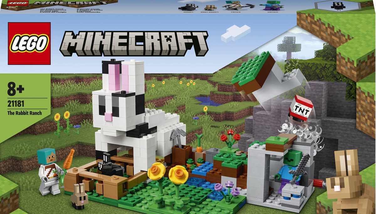 Lego Minecraft. Ferma de iepuri