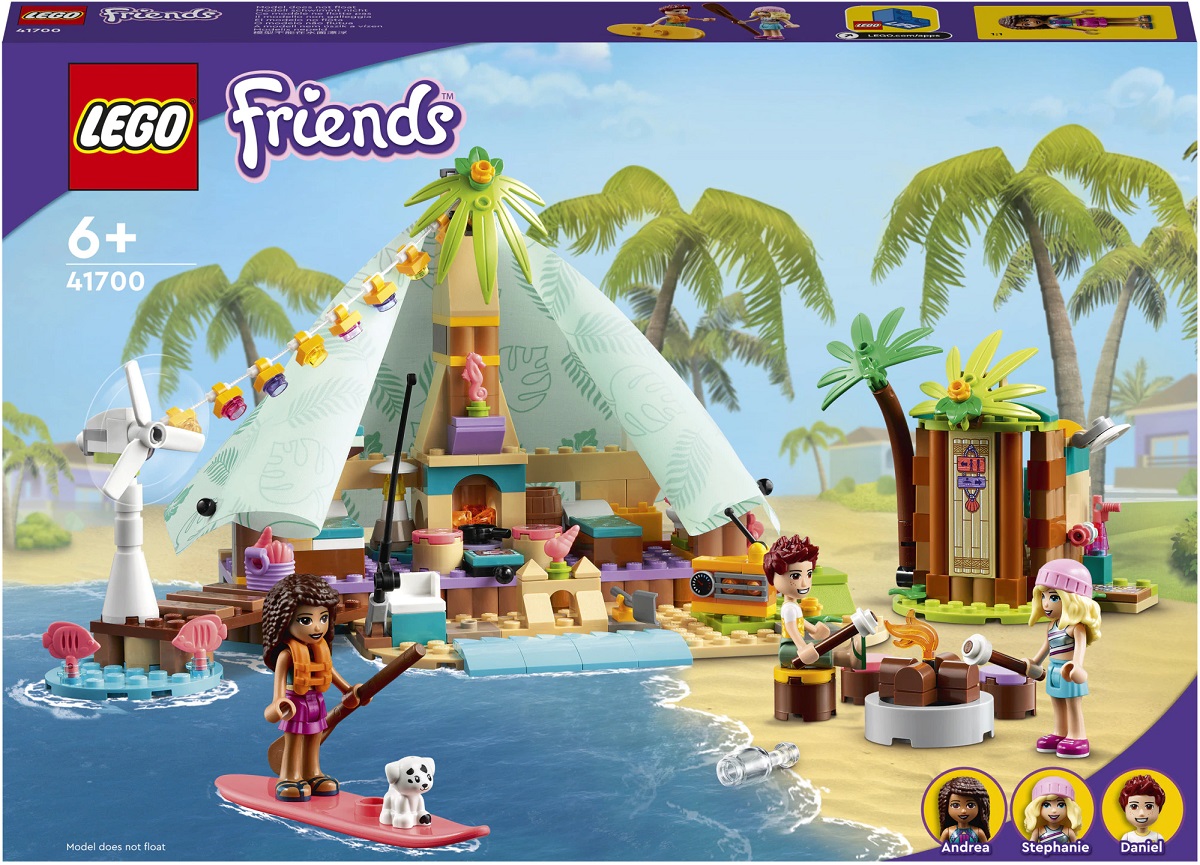 Lego Friends. Camping luxos pe plaja