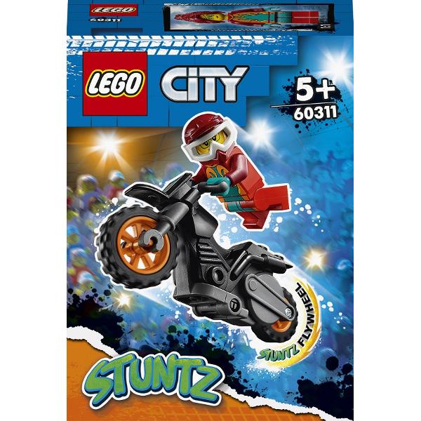 Lego City. Stuntz motocicleta de cascadorie pentru pompier