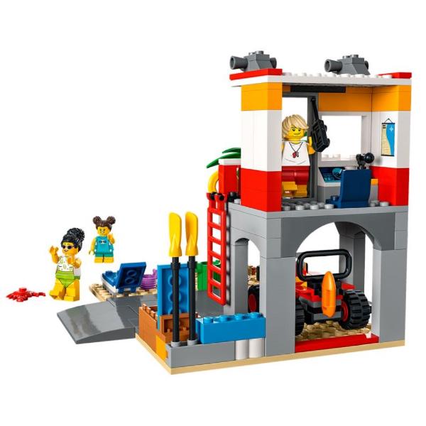 Lego City. Post de salvamar pe plaja