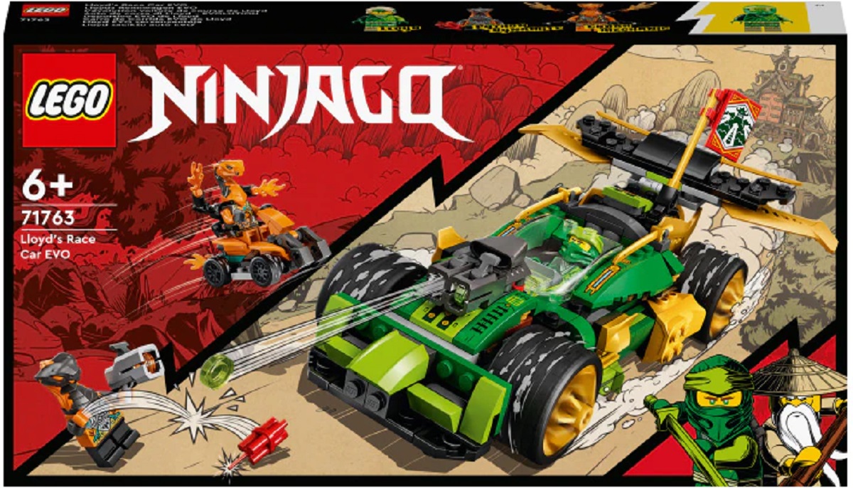 Lego Ninjago. Masina de curse Evo a lui Lloyd
