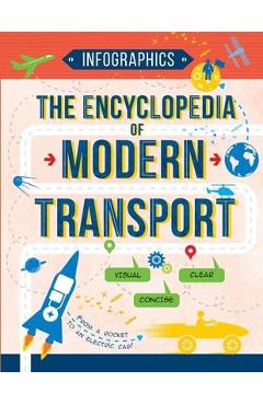 Coperta cărții 'The Encyclopedia of Modern Transport: Today's Vehicles in Facts and Figures - Sviatoslav Yezhelyi'
