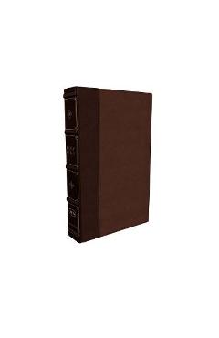Coperta cărții 'Nkjv, Large Print Verse-By-Verse Reference Bible, MacLaren Series, Leathersoft, Brown, Comfort Print: Holy Bible, New'