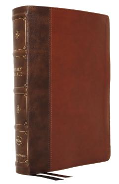 Nkjv, Large Print Verse-By-Verse Reference Bible, MacLaren Series, Leathersoft, Brown, Comfort Print: Holy Bible, New King James Version - Thomas Nelson