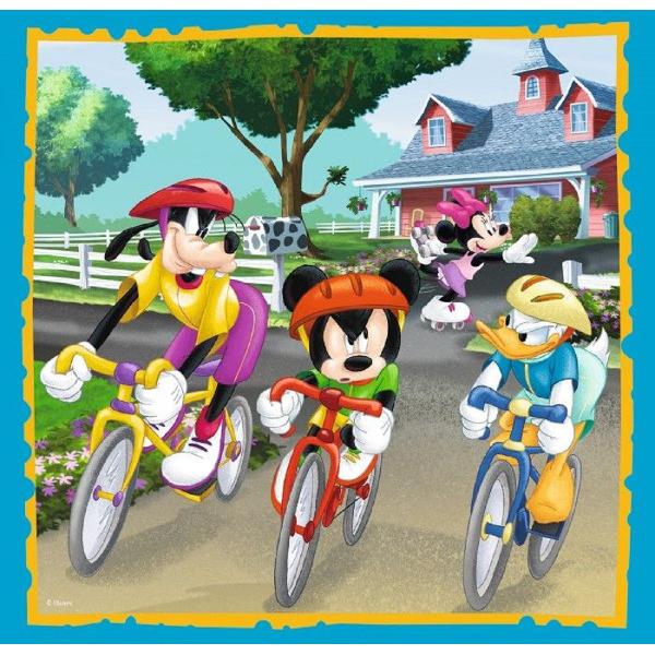 Puzzle 3 in 1. Mickey Mouse si prietenii