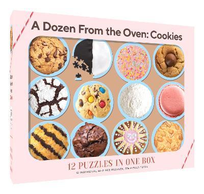 12 Puzzles in One Box: A Dozen from the Oven: Cookies - Chronicle Books