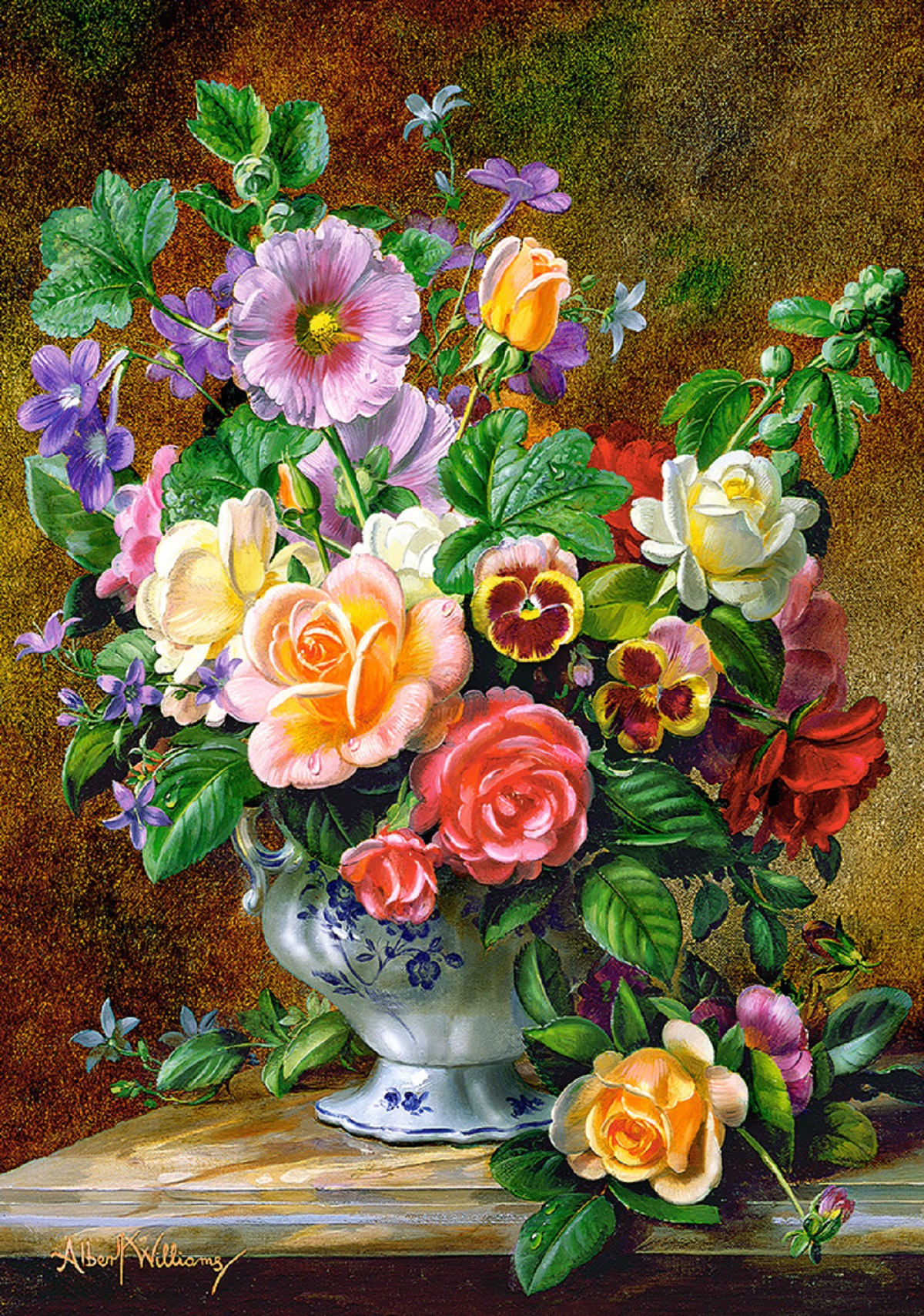Puzzle 500. Flowers in a Vase