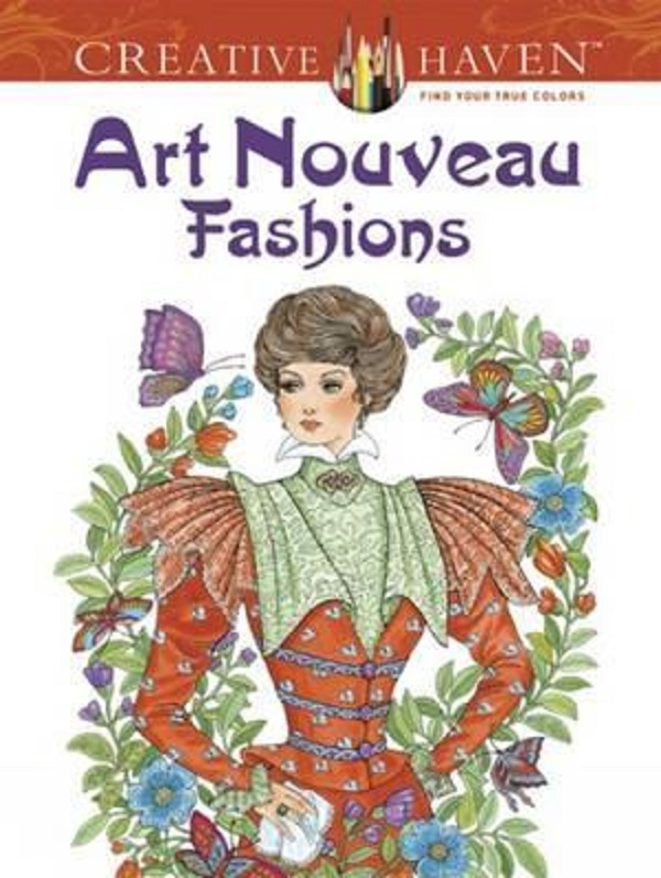 Art Nouveau Fashions. Coloring Book Pdf - Autor Ming-ju Sun 