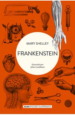 Coperta cărții 'Frankenstein - Mary Shelley'
