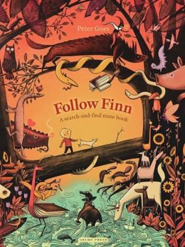 Follow Finn: A search-and-find maze book - Peter Goes
