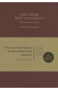 Coperta cărții 'Greek New Testament-FL - German Bible Society'