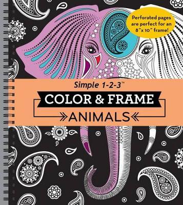 Color & Frame - Animals (Adult Coloring Book) - New Seasons
