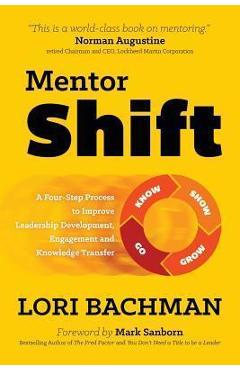 Poza produsului Mentorshift: A Four-Step Process to Improve Leadership Development, Engagement and Knowledge Transfer - Lori A. Bachman