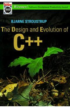 Coperta cărții 'The Design and Evolution of C++ - Bjarne Stroustrup'