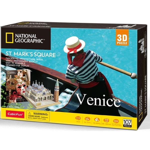 Puzzle 3D + Brosura. Piata San Marco