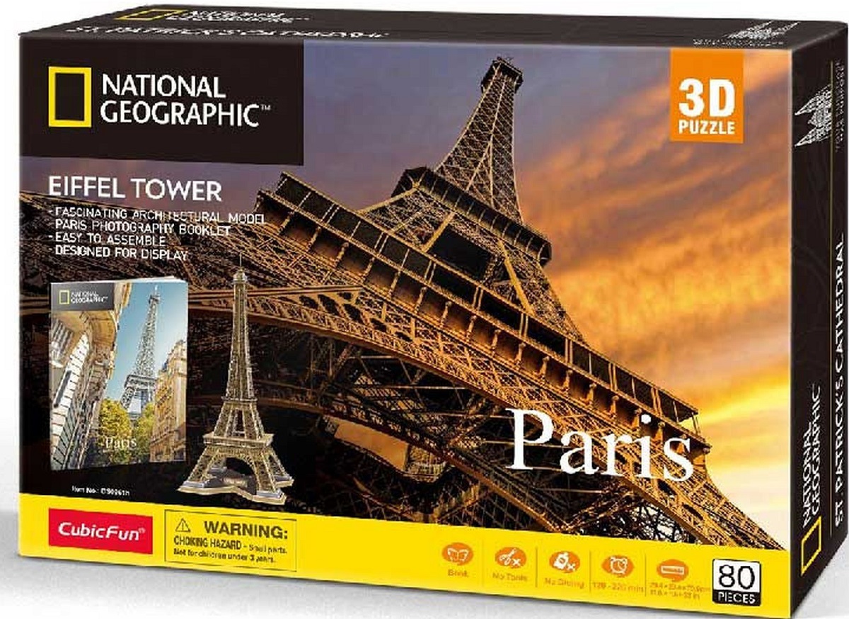Puzzle 3D + Brosura. Paris