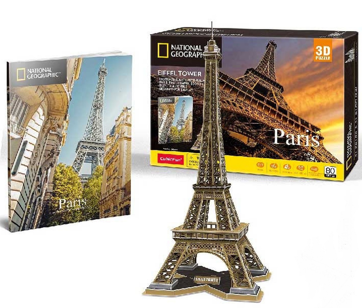 Puzzle 3D + Brosura. Paris