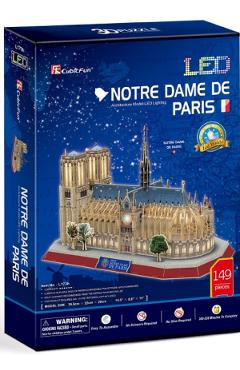 Imaginea produsului 'Puzzle 3D Led. Notre Dame'