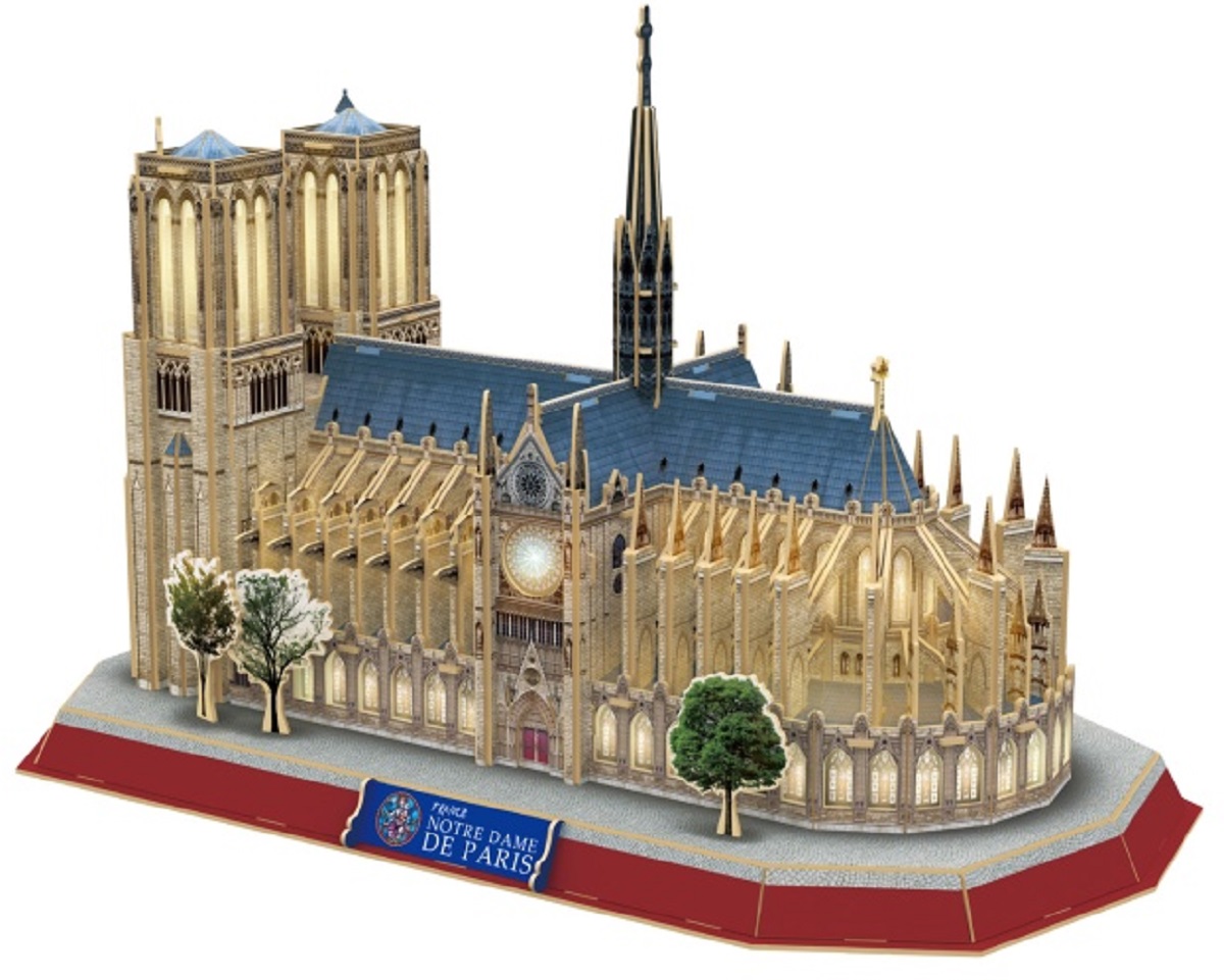 Puzzle 3D Led. Notre Dame