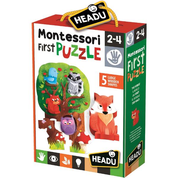 Montessori. Primul meu puzzle: Padurea