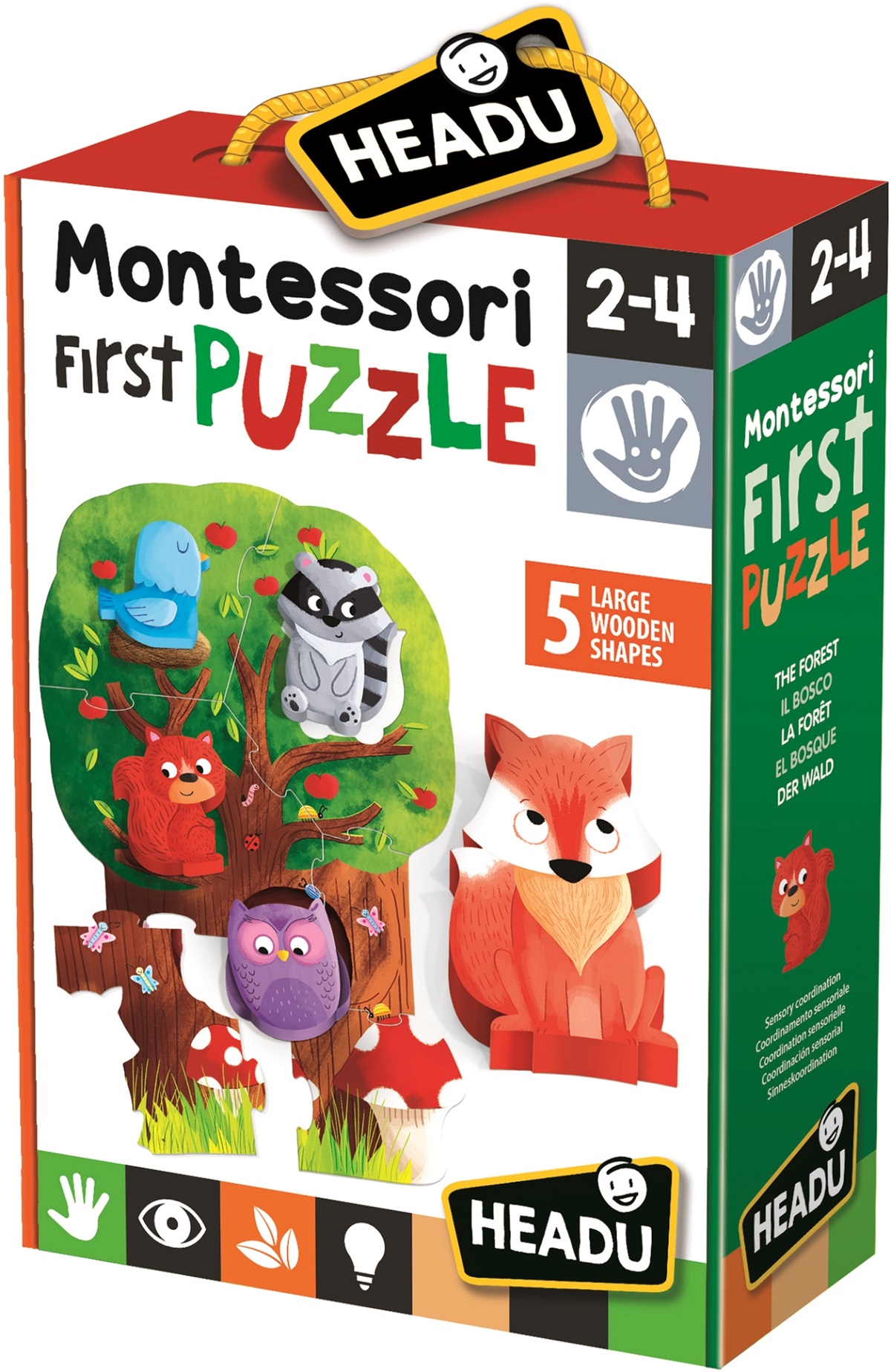 Montessori. Primul meu puzzle: Padurea