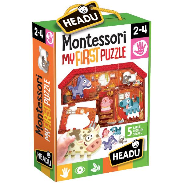 Montessori. Primul meu puzzle: Ferma
